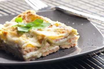 Lasagnes aux deux saumons