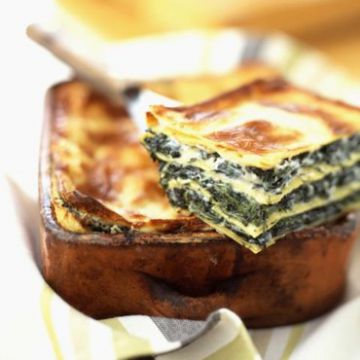 Lasagnes aux épinards