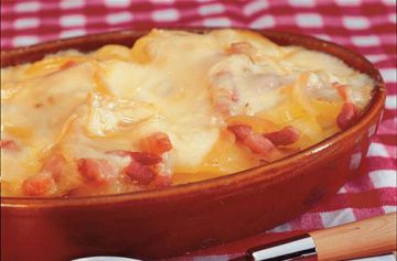 Tartiflette à la pomme de terre Roseval