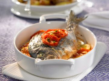Dorade aux poivrons