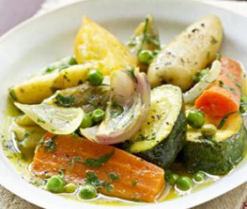 Tajine de légumes aux herbes