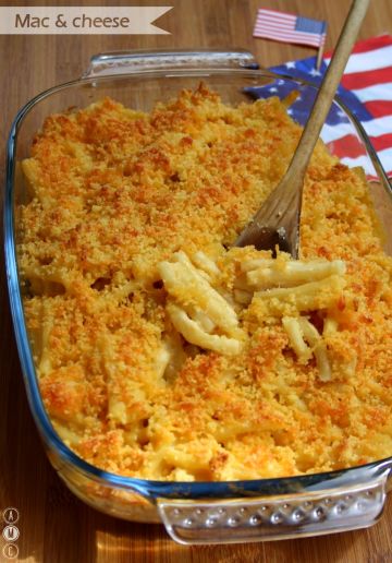 Mac & cheese (Gratin de macaroni au cheddar)