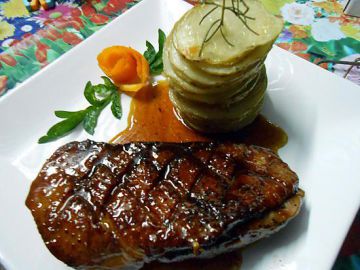 Magret de canard sauce à l'orange