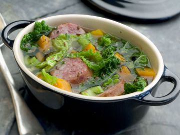 Potée au chou vert