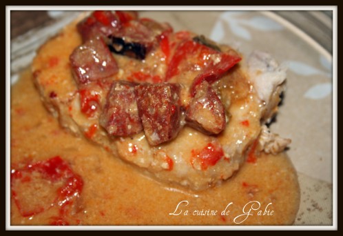 Roti de porc chorizo