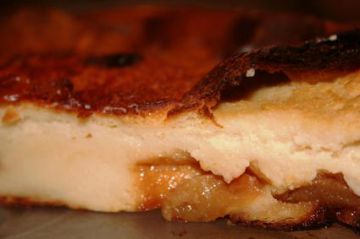 Flan au cidre et aux pommes caramélisées