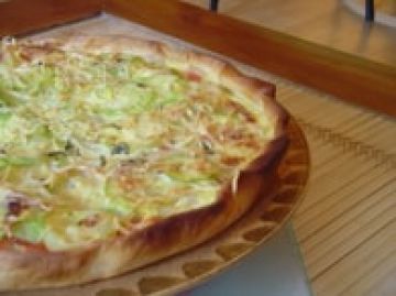 Tarte provençale aux courgettes