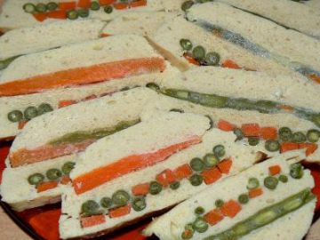 Terrines de poisson aux légumes