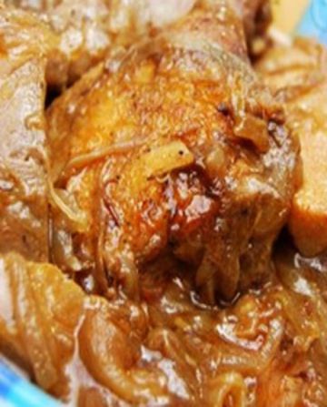 Tajine de poulet et de coings