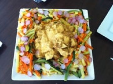 Sauté de porc et sa julienne