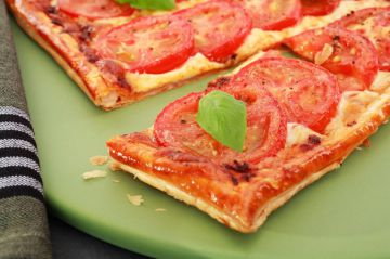 Tarte tomate mozza