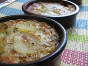 Gratin de pommes de terre au Roquefort