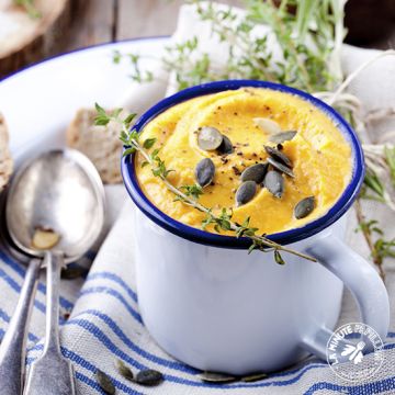Purée crémeuse butternut chou-fleur