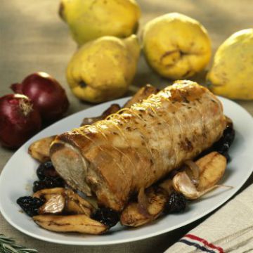 Rôti de veau aux pruneaux