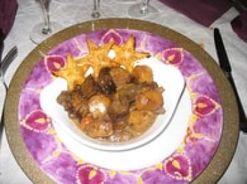 Cassolette de Saint-Jacques aux cèpes