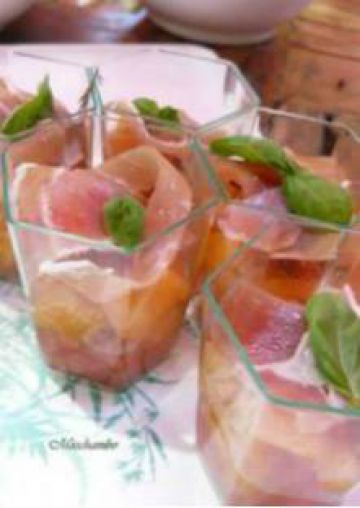 Concassée de tomates et melon