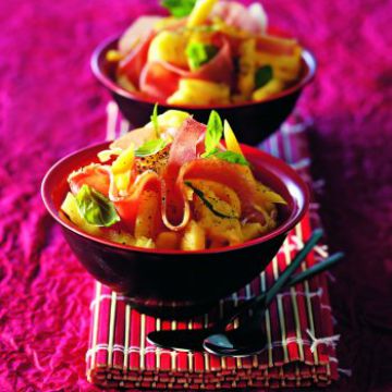 Salade des îles au parme