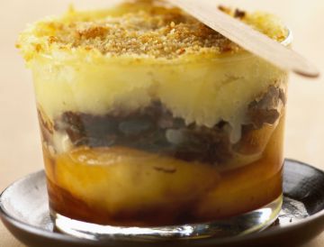 Parmentier de boudin aux deux pommes