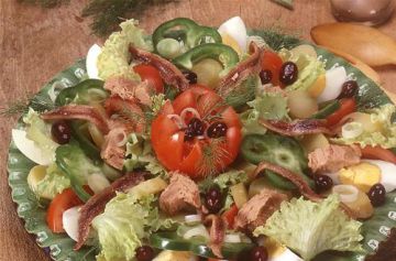 Salade niçoise sauce fenouil