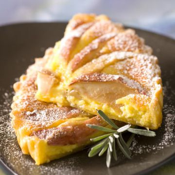 Quiche sucrée aux pommes