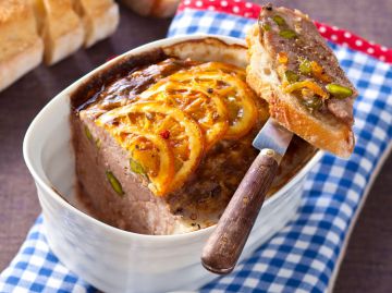 Terrine de canard à l’orange