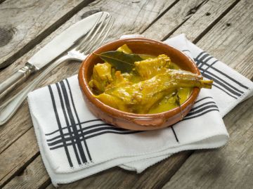 Blanquette de lapin sauce moutarde