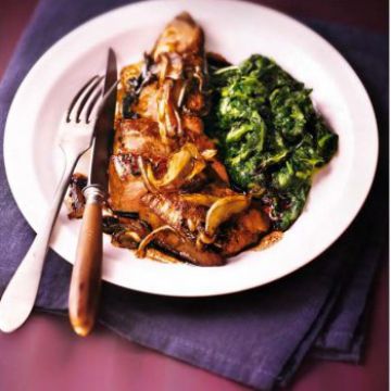 Foie de veau à la florentine