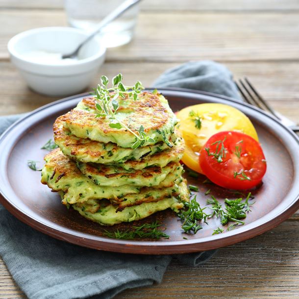 Blinis de courgette