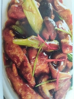 Émincé de porc aux champignons