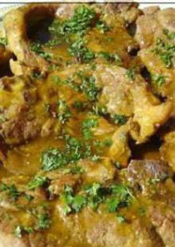 Côtes de porc au miel et au curry