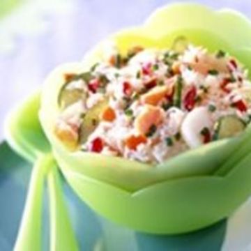 Salade de riz au surimi