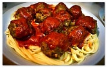 Boulettes de boeuf au four, sauce marinara