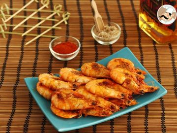 Crevettes flambées au whisky