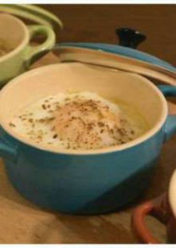 Mini-cocottes oeufs épinards jambon comté
