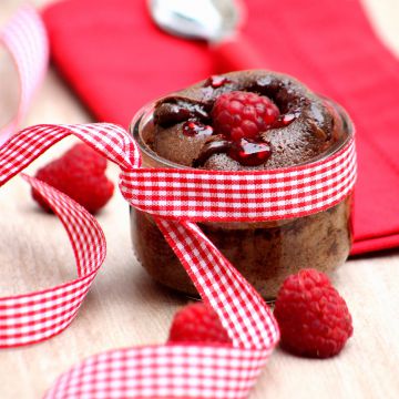 Fondant au chocolat au micro-ondes