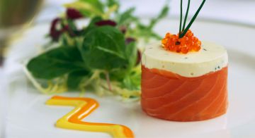 Bavarois au saumon fumé