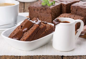 Gâteau de semoule au chocolat