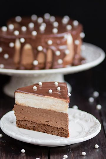 Entremet à la mousse aux chocolats Kinder®
