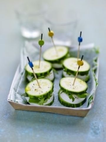 Mini-burgers de courgette à la mozzarella