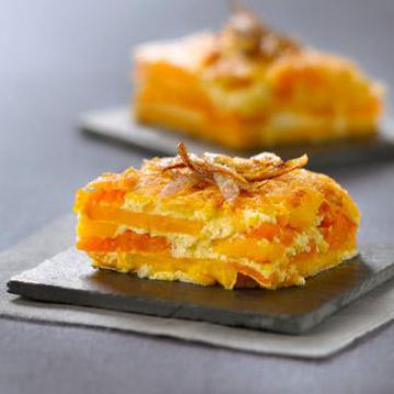 Gratin de potiron et patates douces