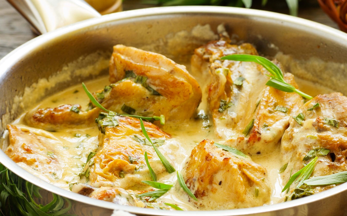 poulet à l'estragon cookeo