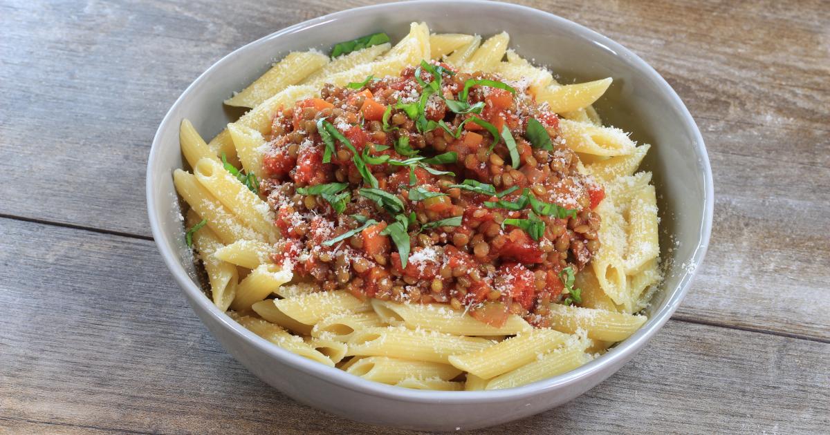 Bolognaise de lentilles