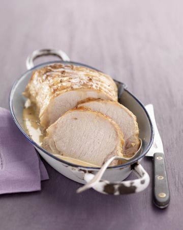 Rôti de porc aux cerises