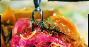 Palette de porc demi-sel confite aux oignons et au citron