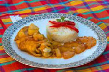 Poulet à l’ananas à la cubaine