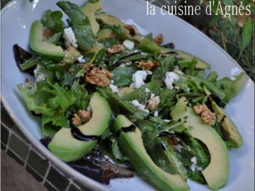 Salade presque toute verte