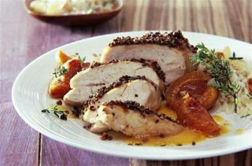 Poulet aux abricots