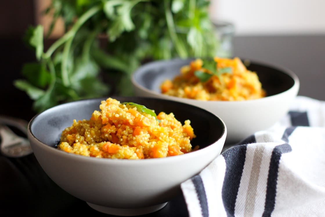 Quinoasotto aux carottes et aux épices au Thermomix