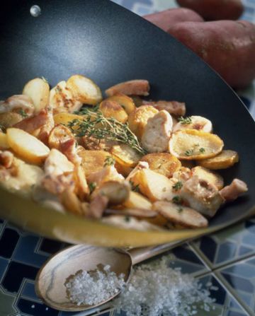 Poulet sauté marengo