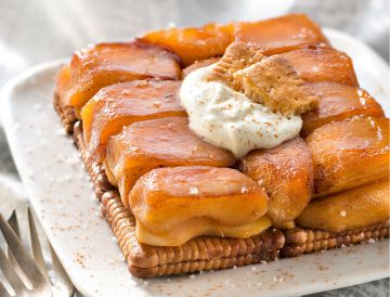 Tatin de pommes aux petits-beurre